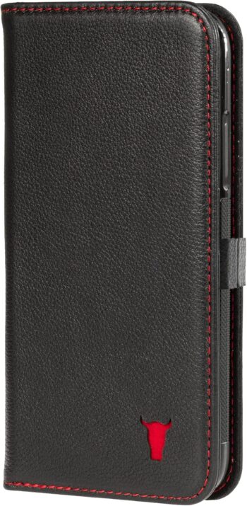 Apple iPhone 11 Pro Max Genuine Quality Leather Flip Case 6.5" 2019 (Black)