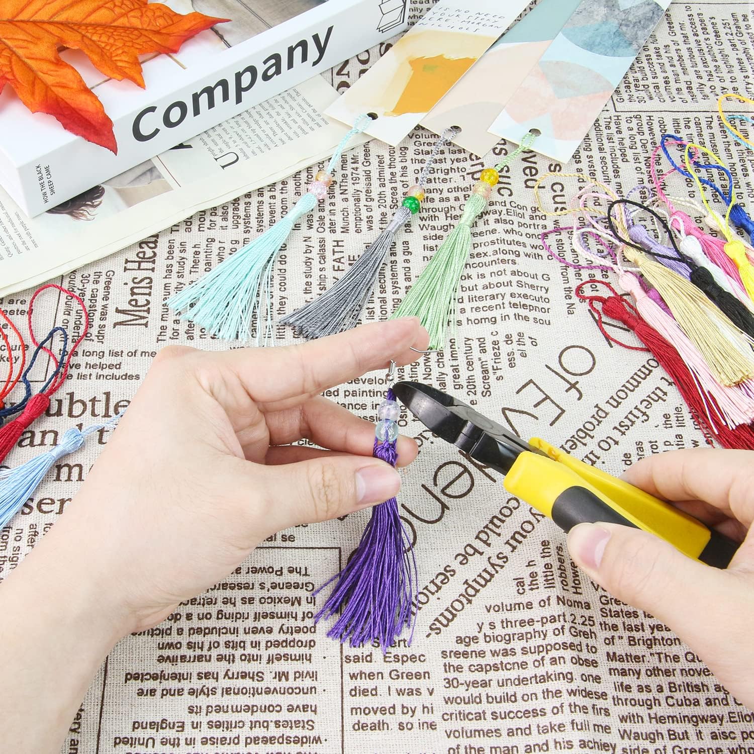 Silky Floss Tassels, 13cm/5 Inch Silky Handmade Soft Craft Mini Tassels-(25PCS,) - Image 5