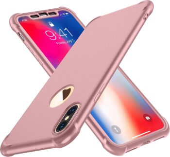 For iPhone Xs Max 2 x Screen Protector Shockproof Ultra Thin Hard PC Silicone