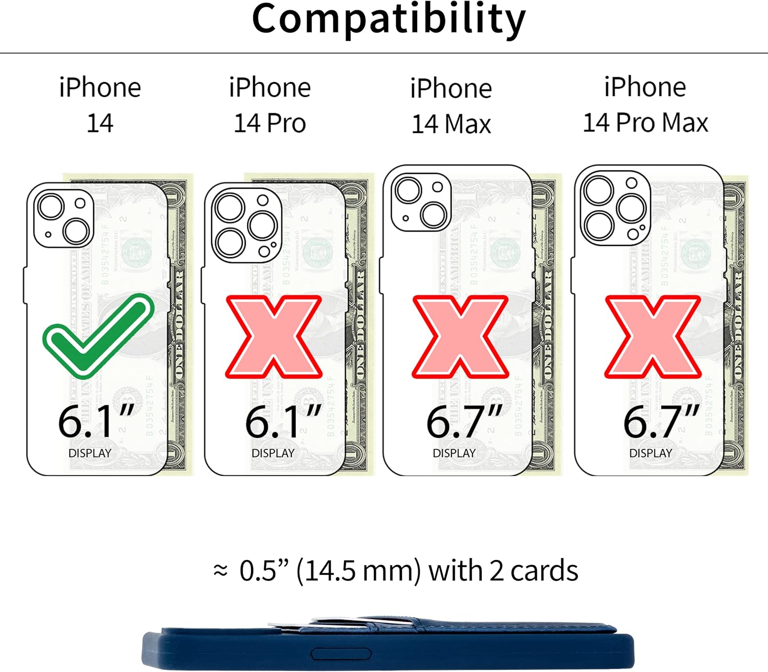 For iPhone 14 Liquid Silicone Shell, Built-in Metal Plate for Magnetic Leather - Image 2