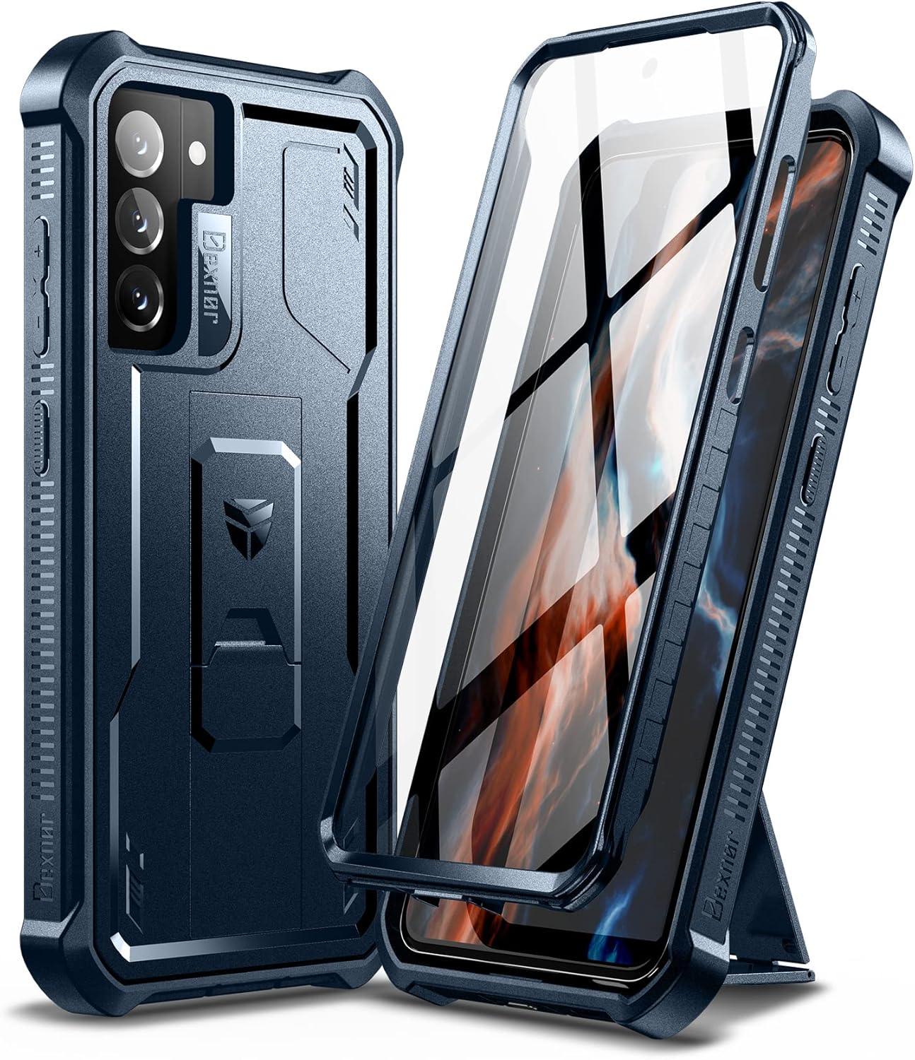 For Samsung Galaxy S21 FE 5G 6.4 Inch Screen Protector Full Body Shockproof Case