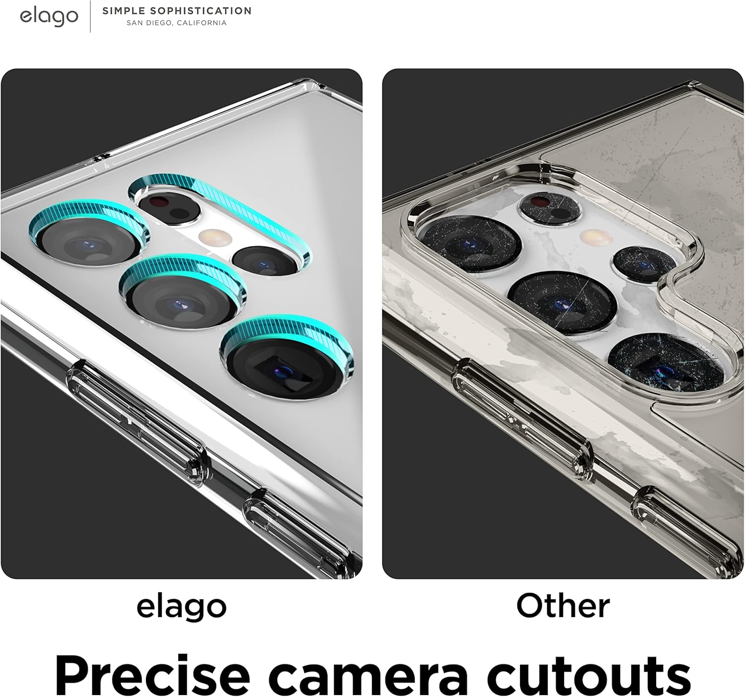 Hybrid Clear Case for Samsung Galaxy S22 Ultra (6.8"), TPU (Transparent) - Image 2