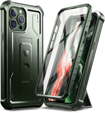 Apple iPhone 13 Pro Max Military Shockproof Protective Case - Military Green