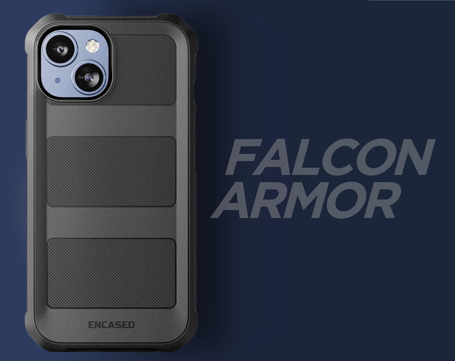 Shockproof Case for iPhone 15 Plus - Magnetic (Black) - Image 2