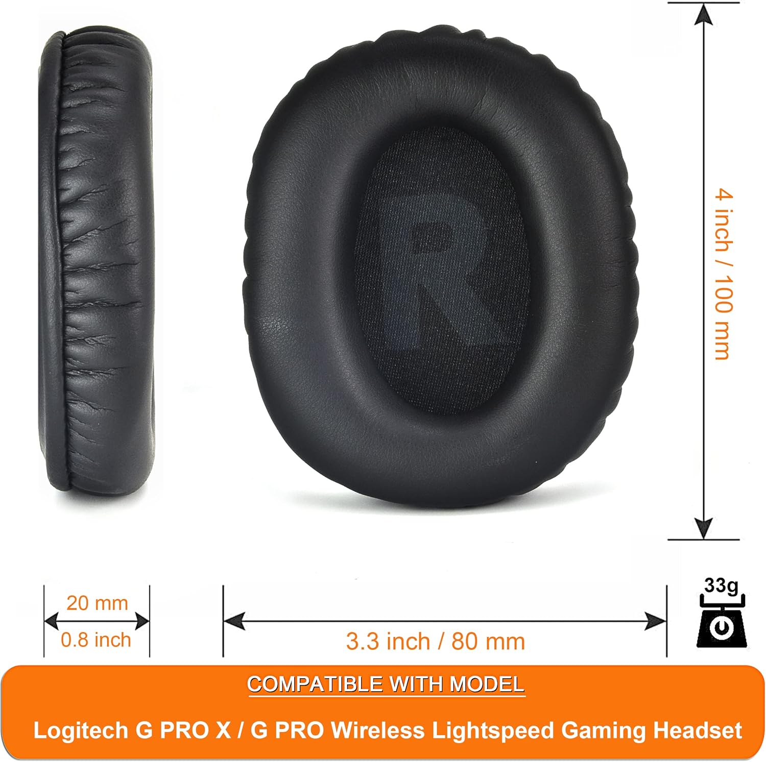 Replacement G Pro X Ear Pads Cover Ear Cushion for Logitech G Pro/G Pro X - Image 3