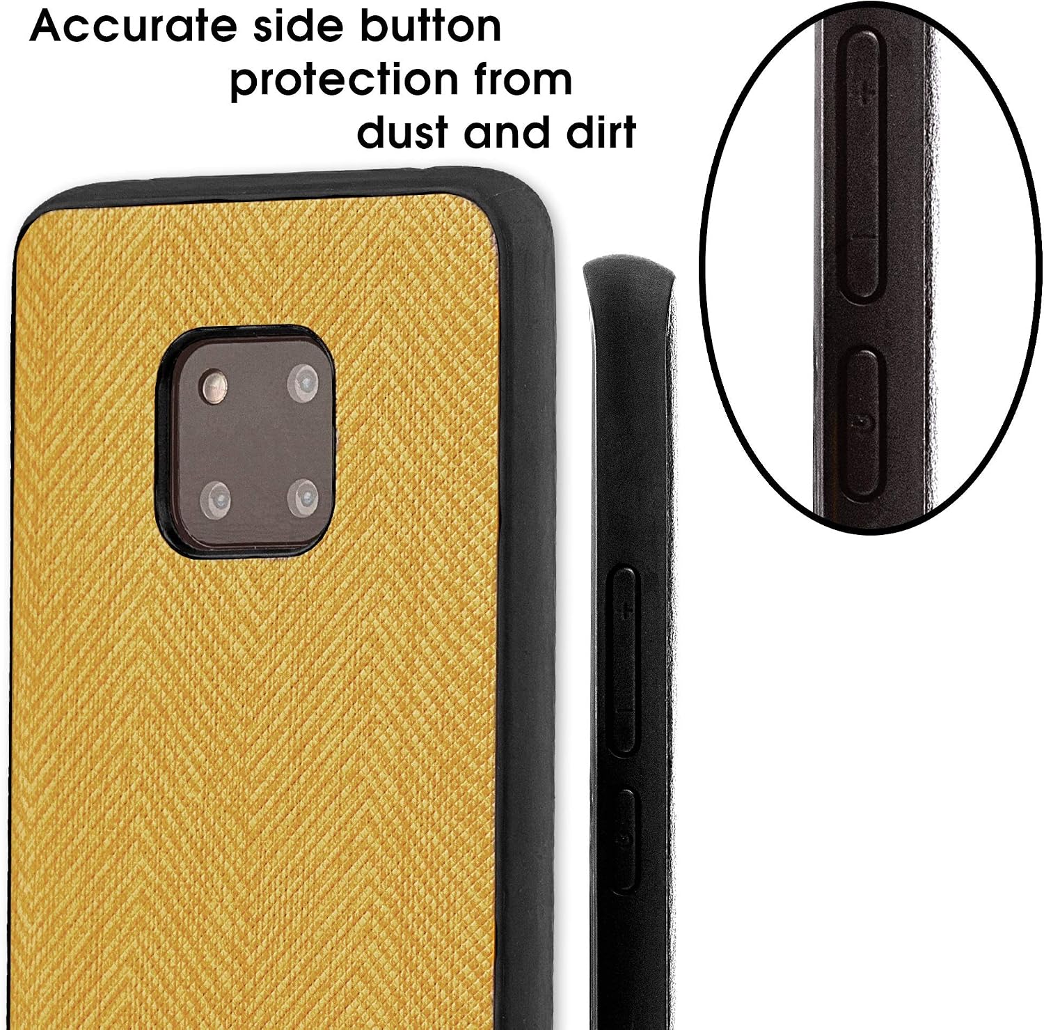 Rubberized Texture Plastic Phone Case Compatible with Huawei Mate 20 Pro - Image 3