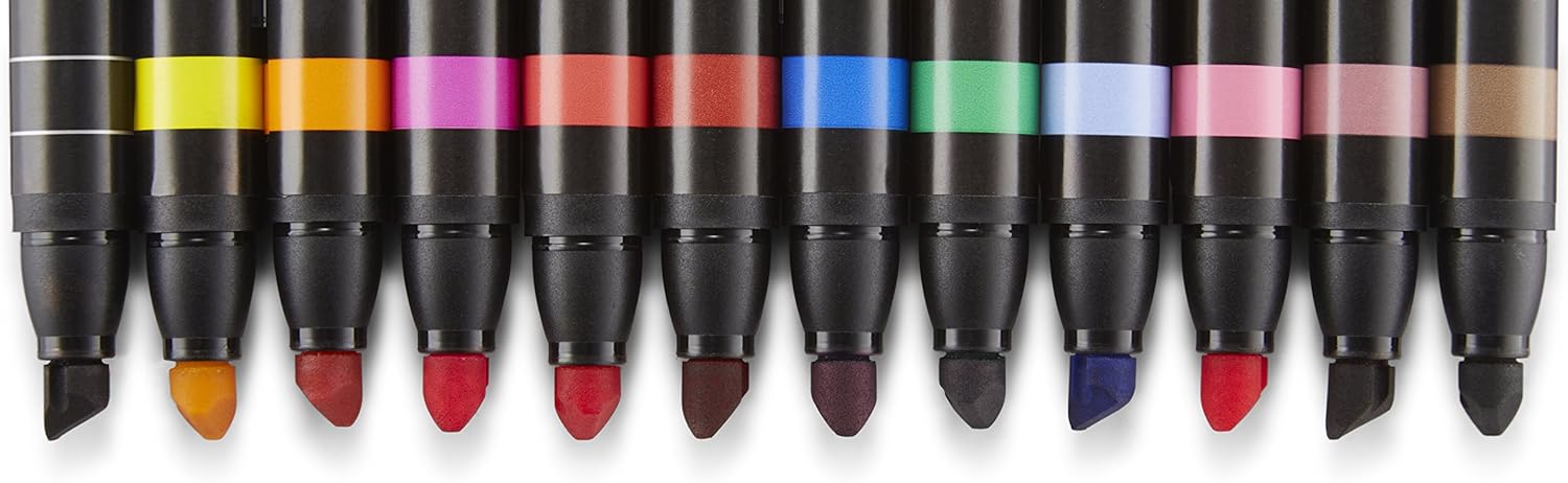 Prismacolor 3620 Marker Set, 12 Pieces, Chisel/Fine, Primary and Secondary - Image 12