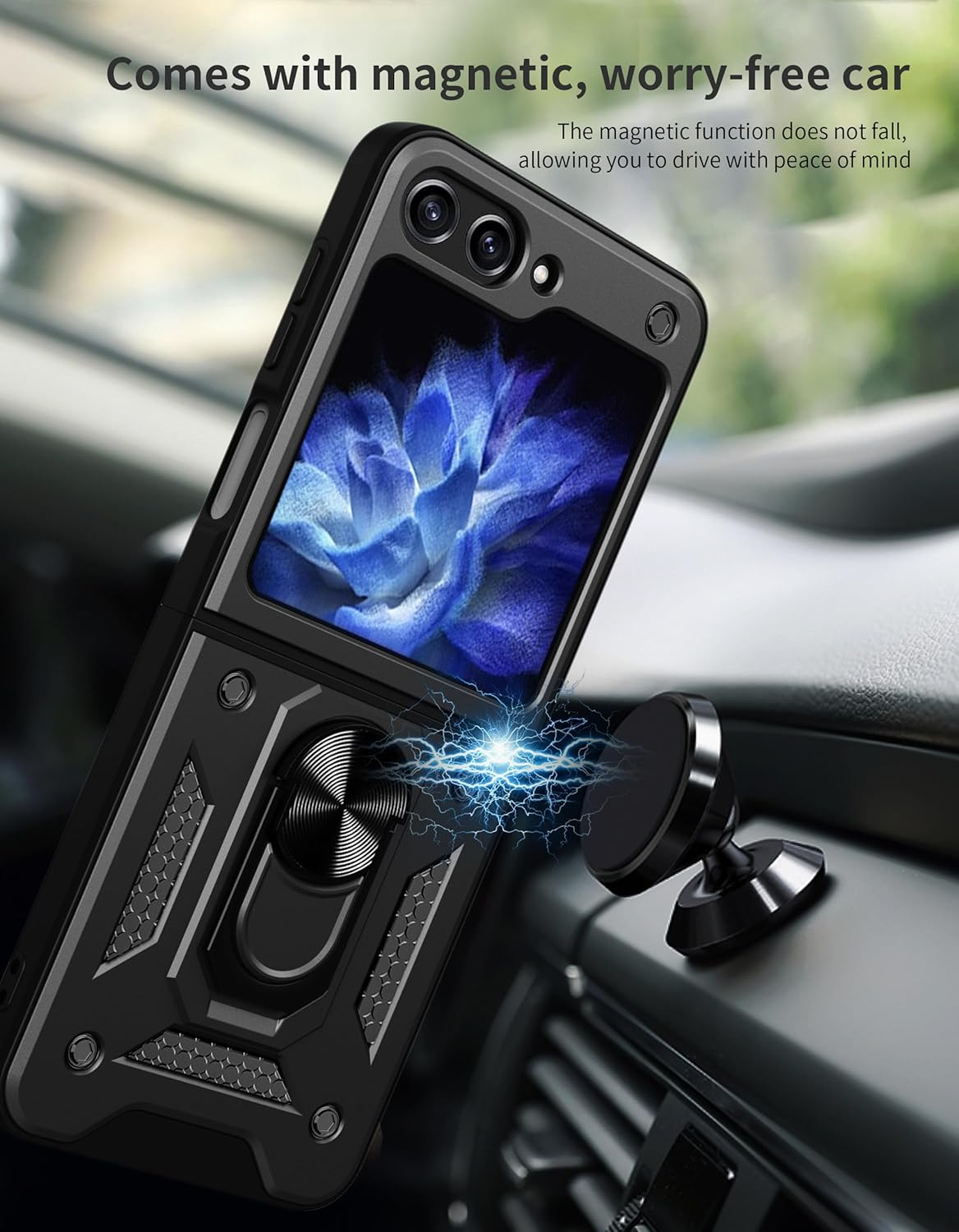 For Samsung Galaxy Z Flip 5 5G, Shockproof Hard PC Protective Case - Image 3