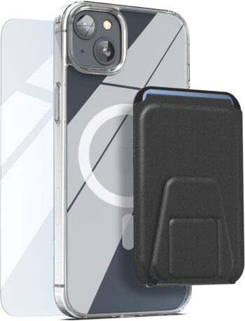 Kickstand Card Holder Magnetic Wallet Case Designed for iPhone 14