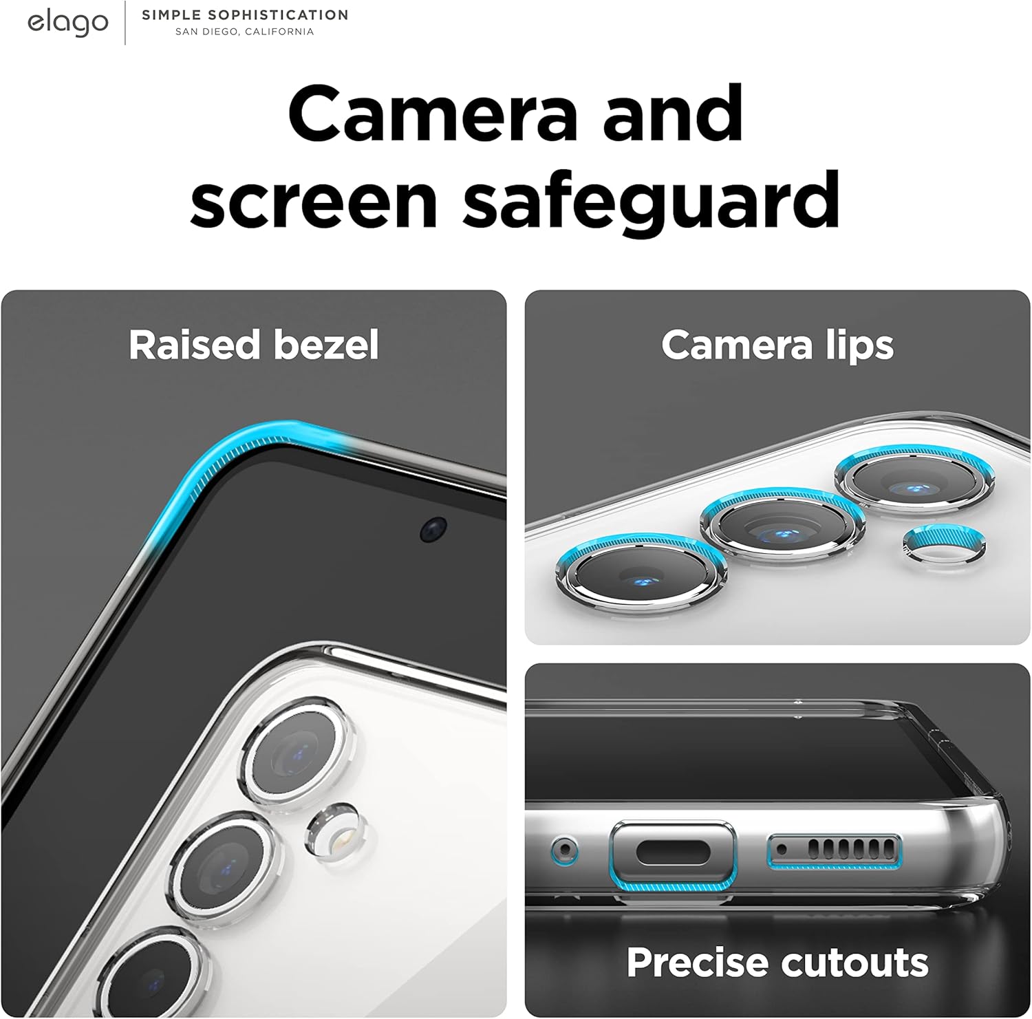 Hybrid TPU Clear Case Compatible with Samsung Galaxy A54 - Image 5