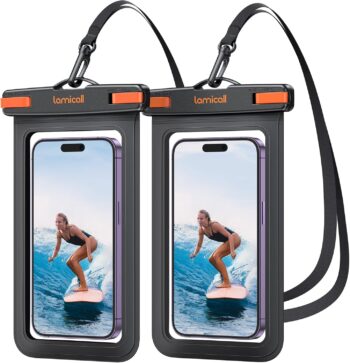 8.3 inches Large Size Waterproof Phone Pouch Case - Easy Lock Dry Bag