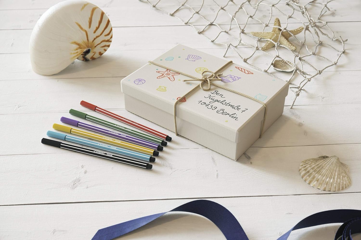 STABILO Pen 68 Premium Felt Tip Pen - Wallet of 30 Assorted Colours incl 6 Neon - Image 4