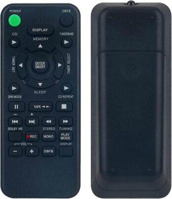 RM-SED1 Replacement IR Remote Control for Sony Compact Component Stereo System