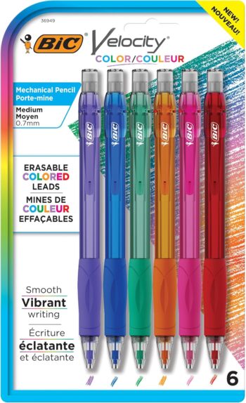 BIC 736949 Velocity Mechanical Pencil, Medium Point (0.7 mm) (Pack of 1)
