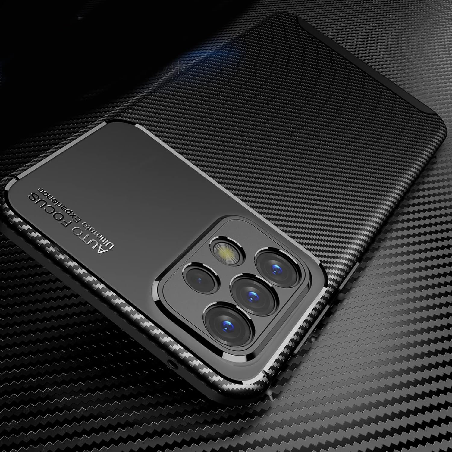 Samsung Galaxy A33 5G, Protective Carbon Fiber Lightweight Ultra Thin Slim Case - Image 3