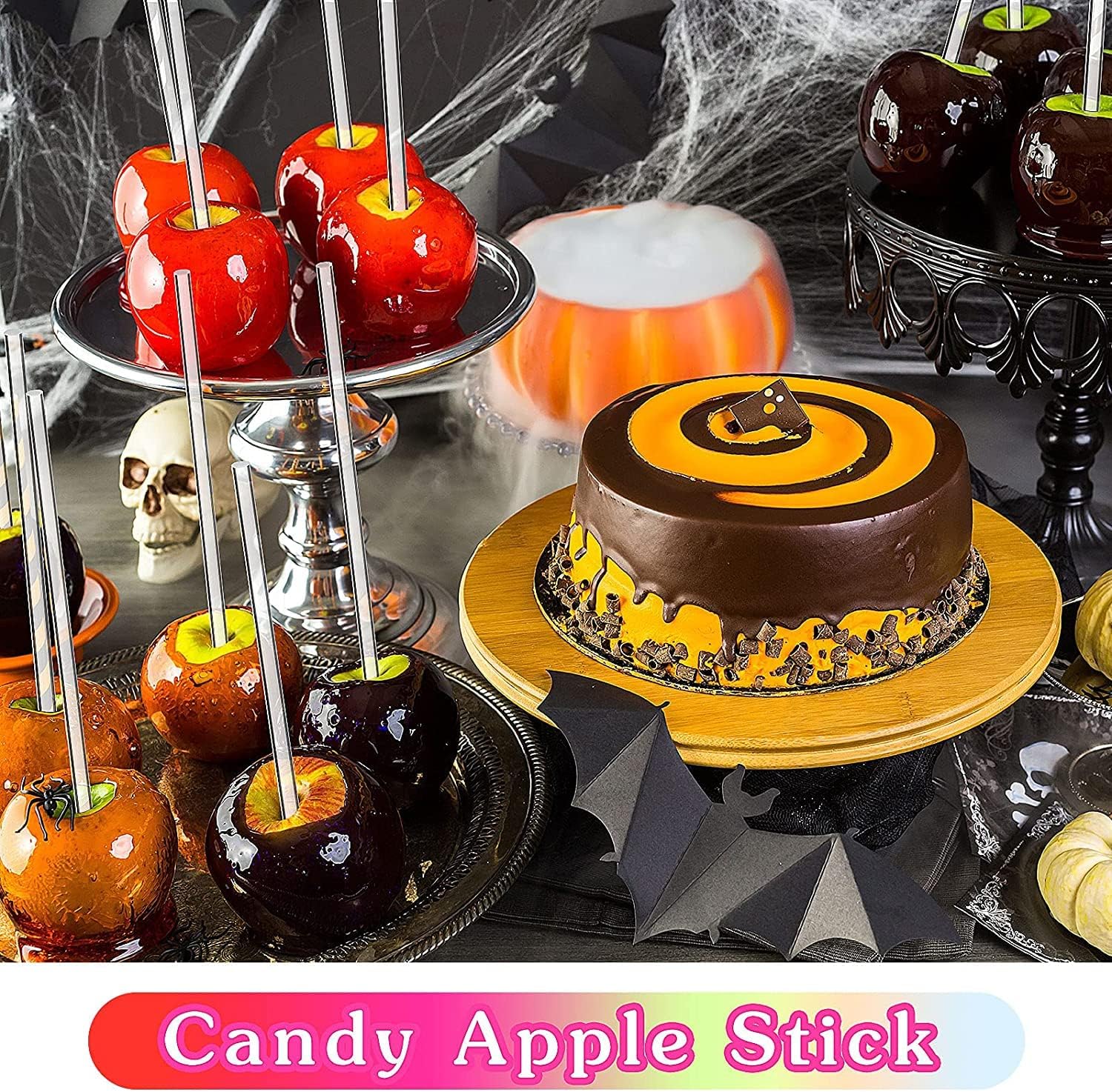 Clear Lollipop Sticks, 100Pcs Reusable Acrylic Lollipop Sticks Clear - Image 7
