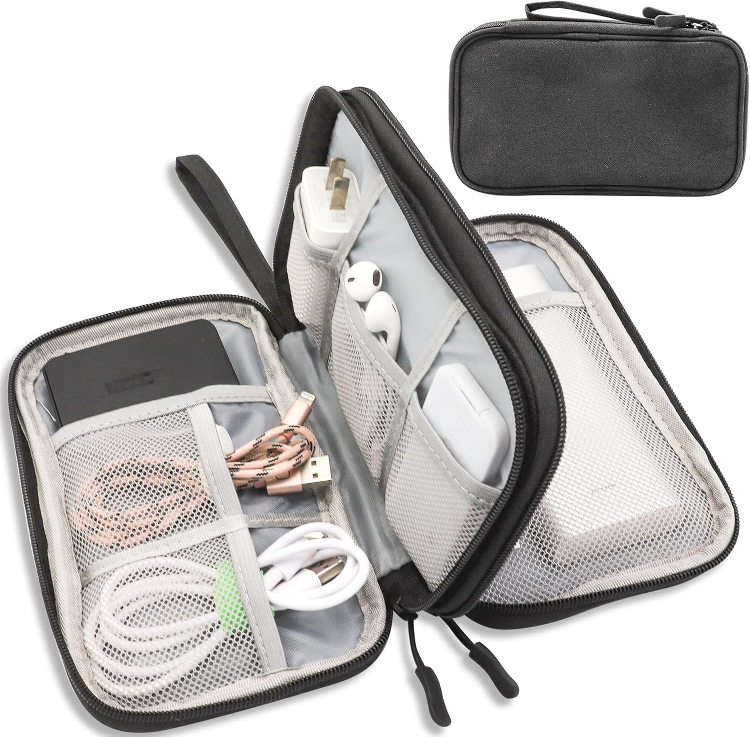 Cable Organizer Bag, Portable Travel cord organizer case, All in One Waterproof