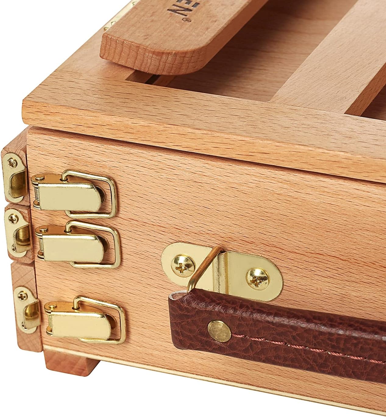 Artist Tabletop Sketchbox Easel- Multi-Function Adjustable Beech Wood Sketch Box - Image 4