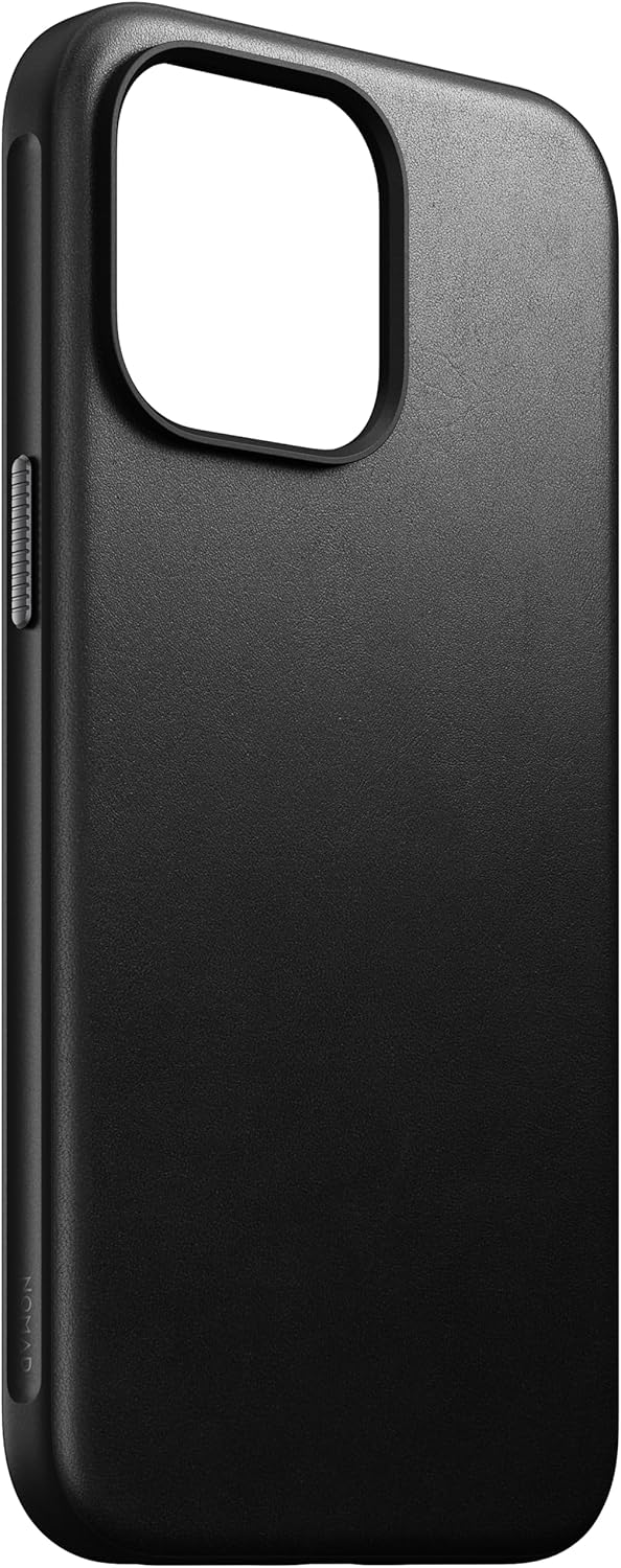 Modern Eco Leather Case for iPhone 15 Pro Max, Black - Image 5