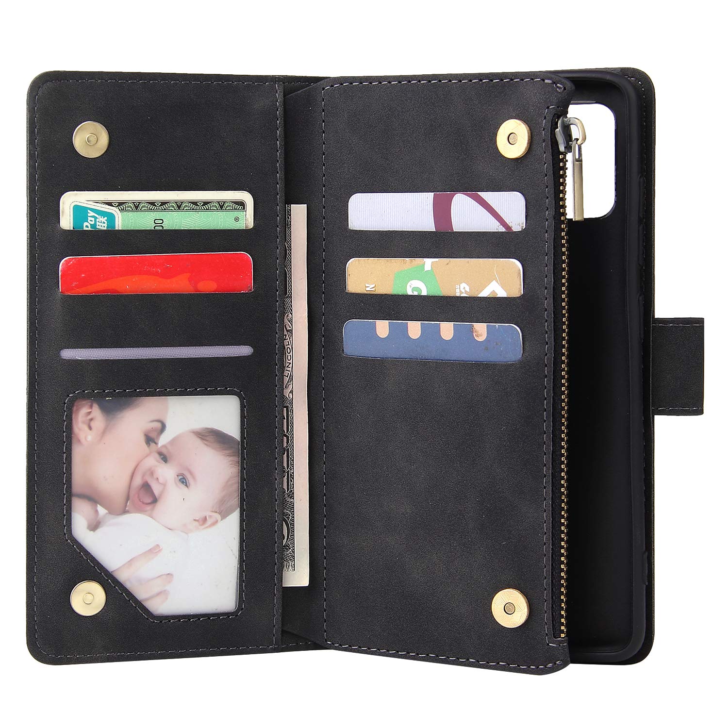 for Samsung Galaxy A51 5G UW Tempered Glass Screen Protector and Flip Wallet - Image 6