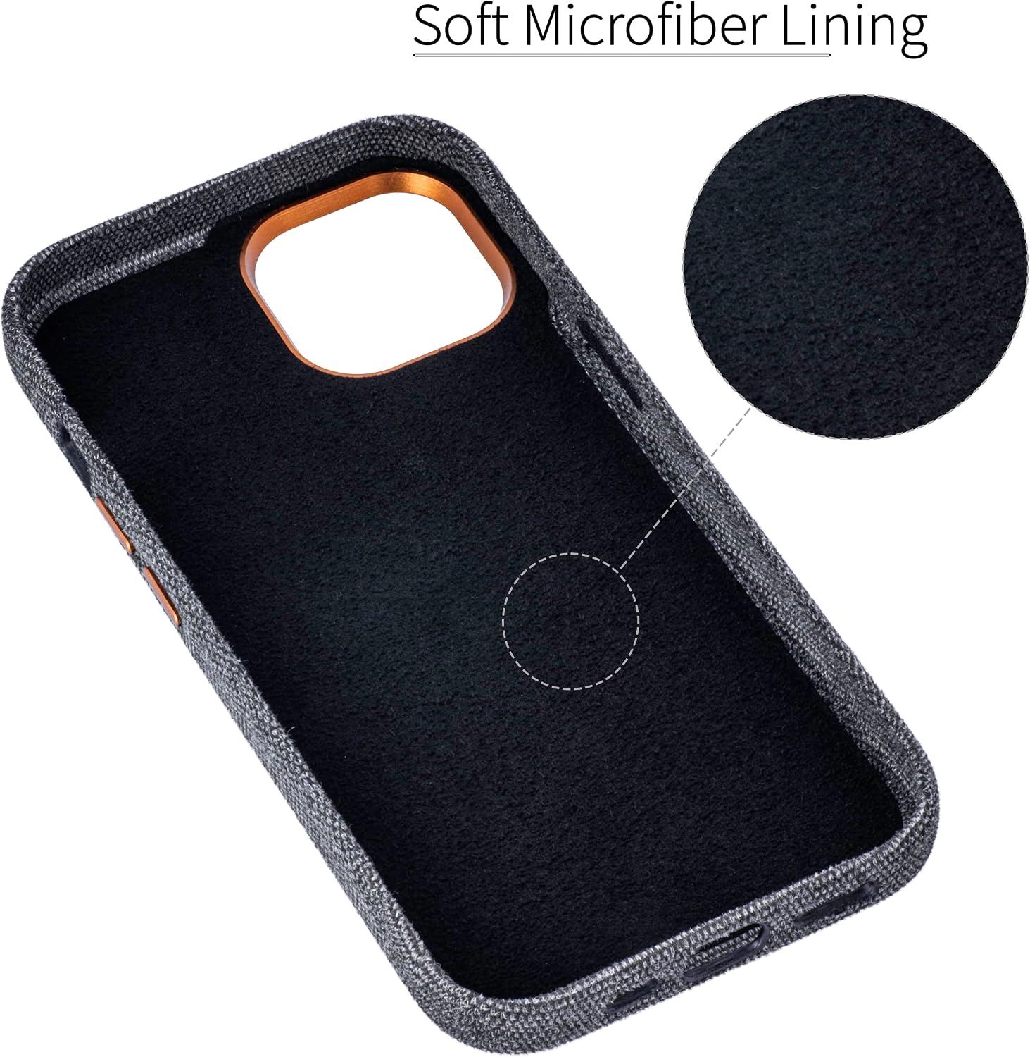 For iPhone 15 Built-in Metal Plate for Magnetic Mounting, Leather Wallet Case - Image 6