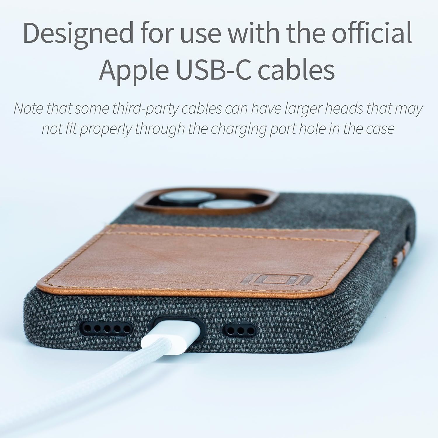 For iPhone 15 Built-in Metal Plate for Magnetic Mounting, Leather Wallet Case - Image 3