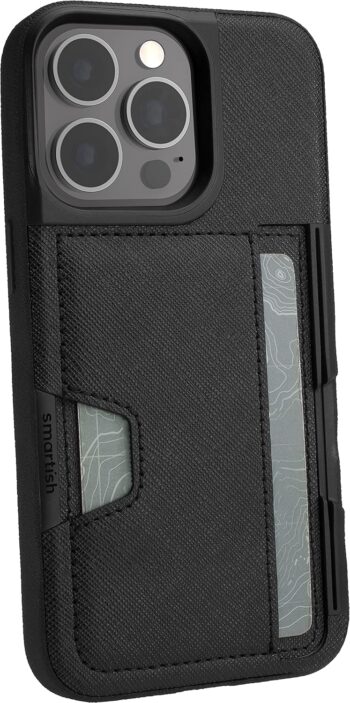 For iPhone 13 Pro Wallet Case - Slim + Protective Credit Card Holder