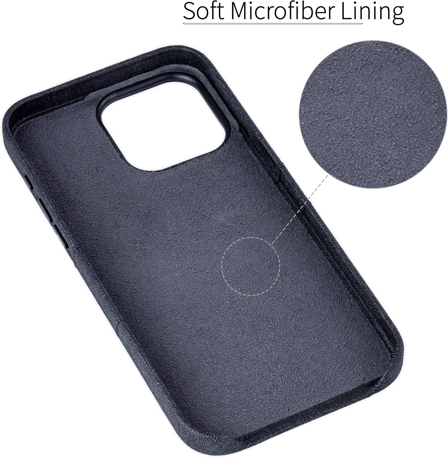 For iPhone 15 Pro Max Magnetic Mounting, 2 Pocket Synthetic Leather Wallet Case - Image 5