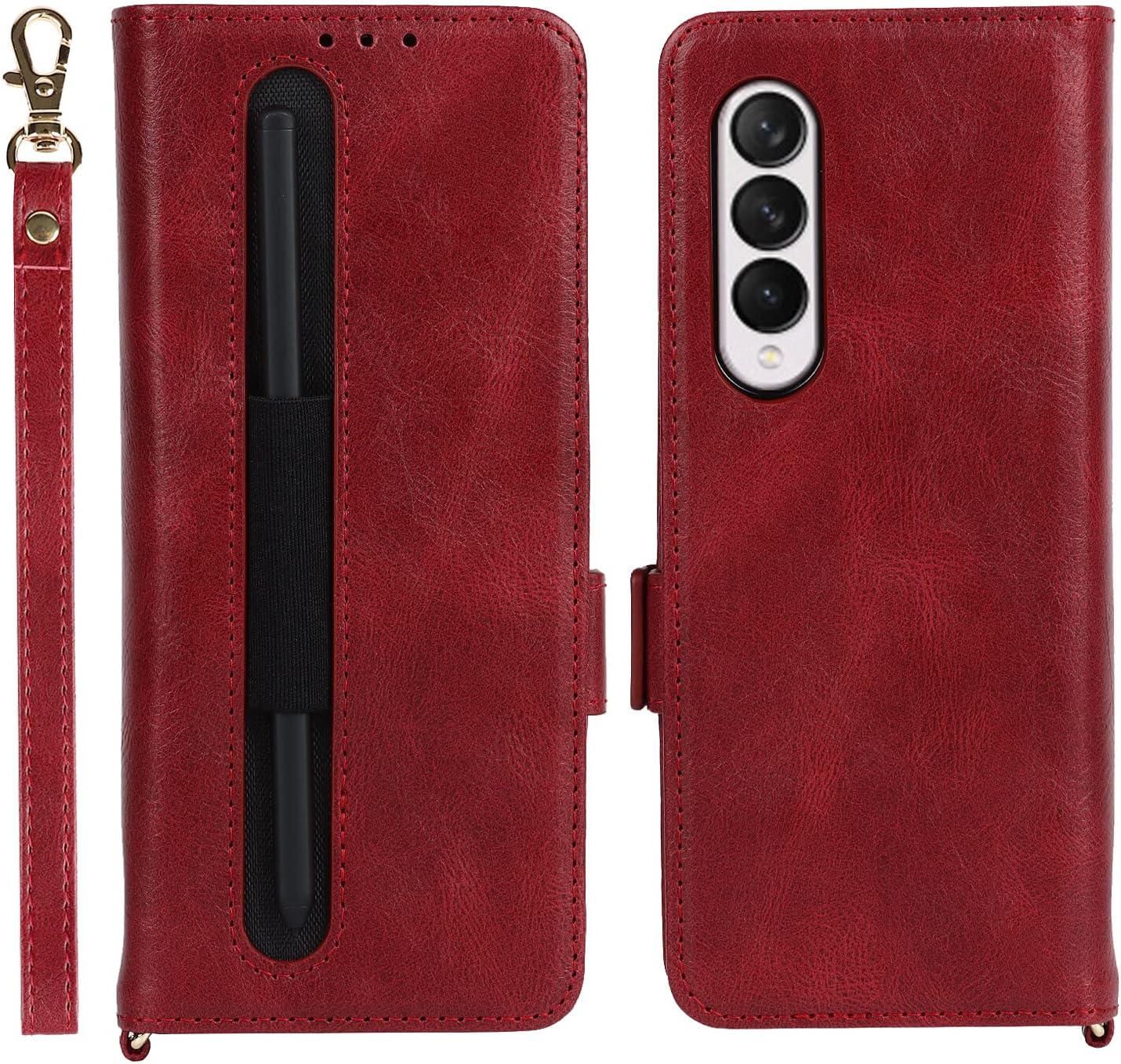 2 in 1 Magnetic Detachable Case for Samsung Galaxy Z Fold3 5G 7.6'' Wallet Case - Image 2