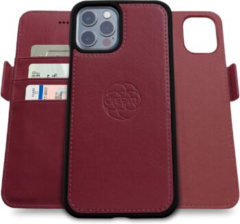 2-in-1 Wallet Case for Apple iPhone 13 Pro - Luxury Leather Shockproof Case