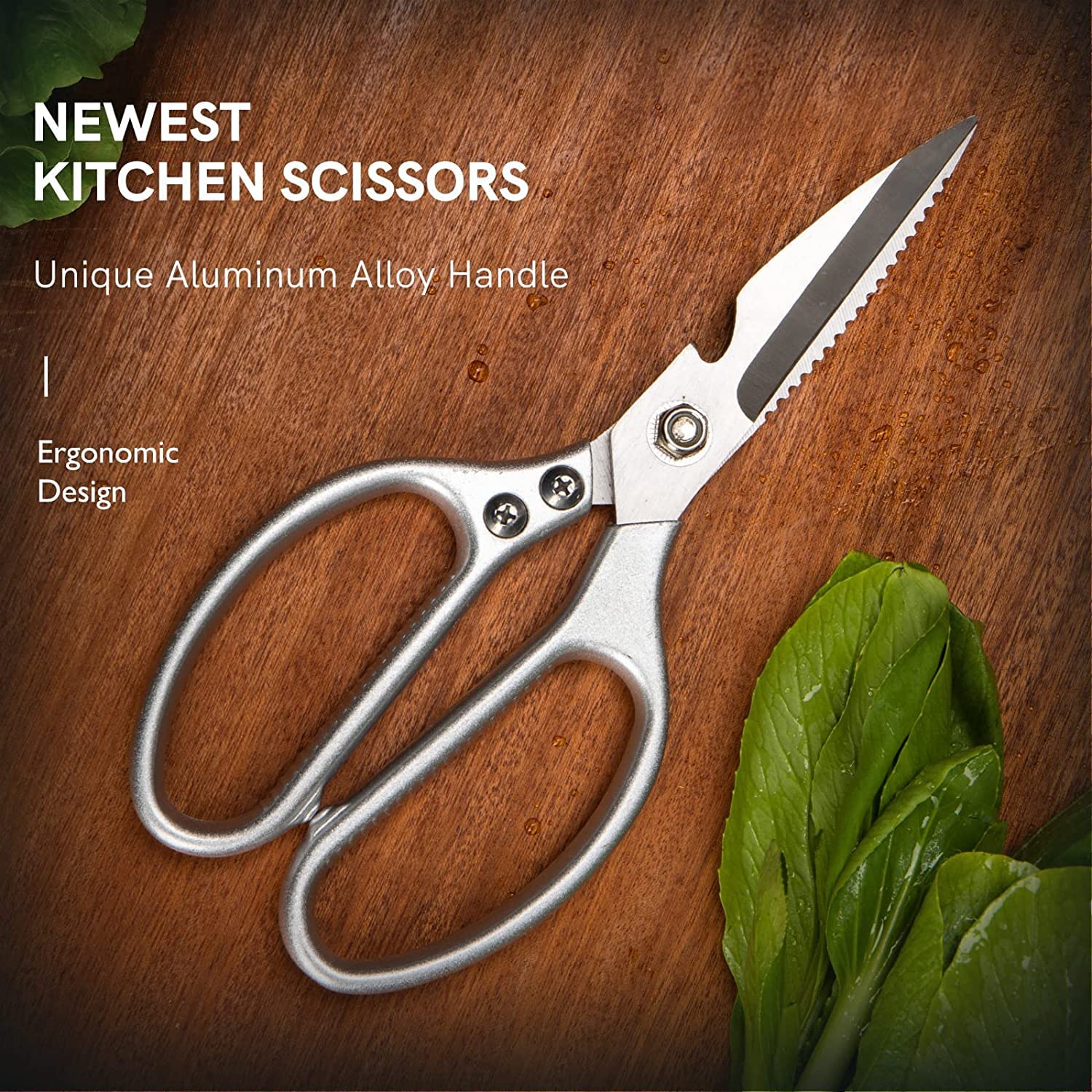 Kitchen Shears - Multi Functional Kitchen Scissors Heavy Duty, Professional - Image 8