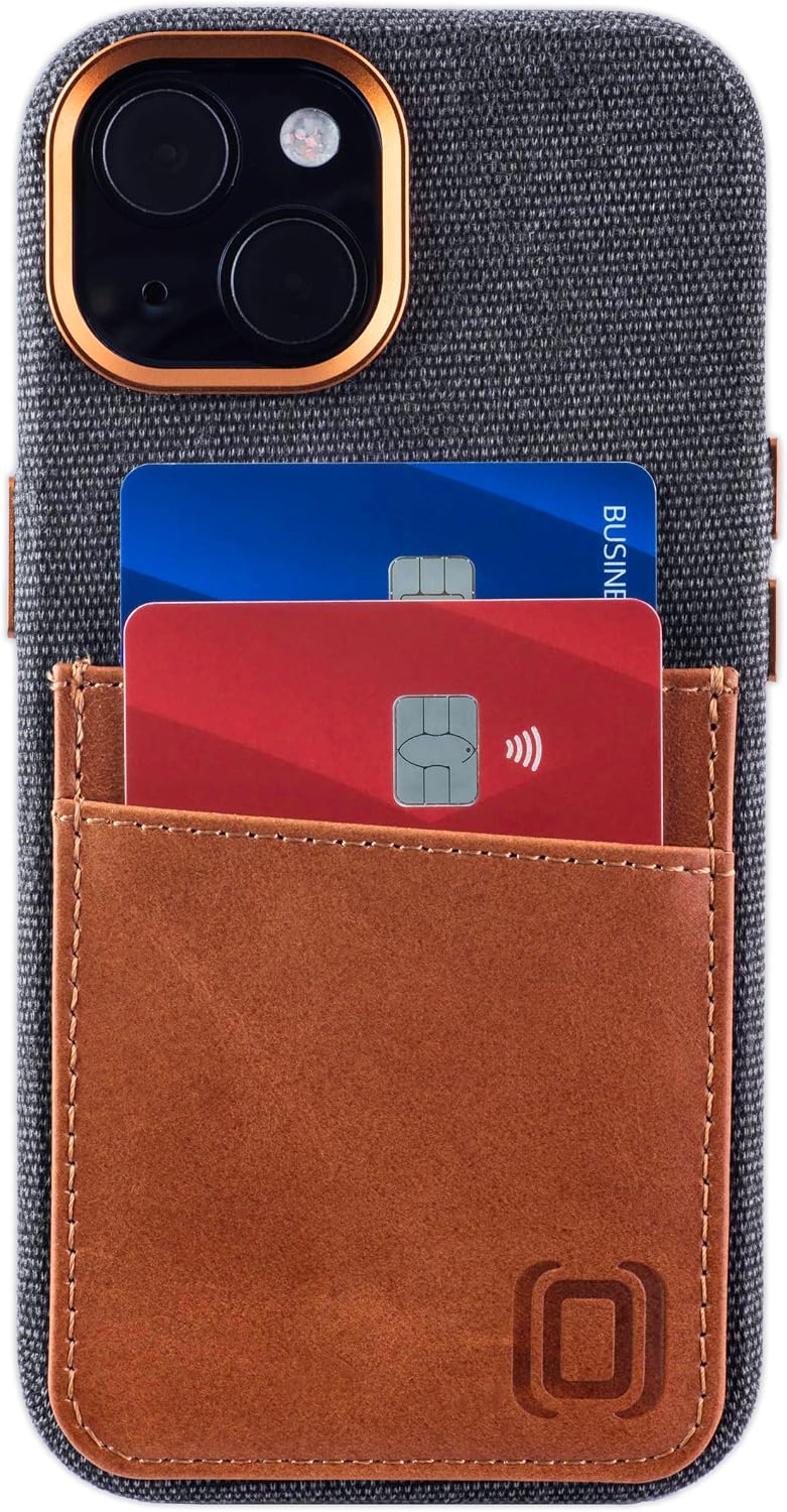For iPhone 15 Built-in Metal Plate for Magnetic Mounting, Leather Wallet Case - Image 8