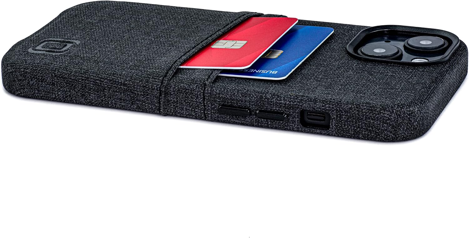 For iPhone 14 w Built-in Metal Plate for Magnetic Mounting & 2 Card Holder Case - Image 8