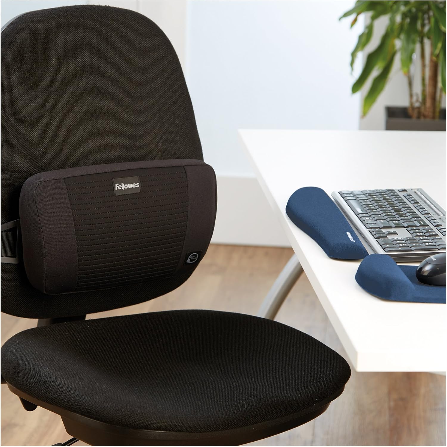 Mouse Pad and Wrist Rest with FoamFusion Technology, Blue - Image 4