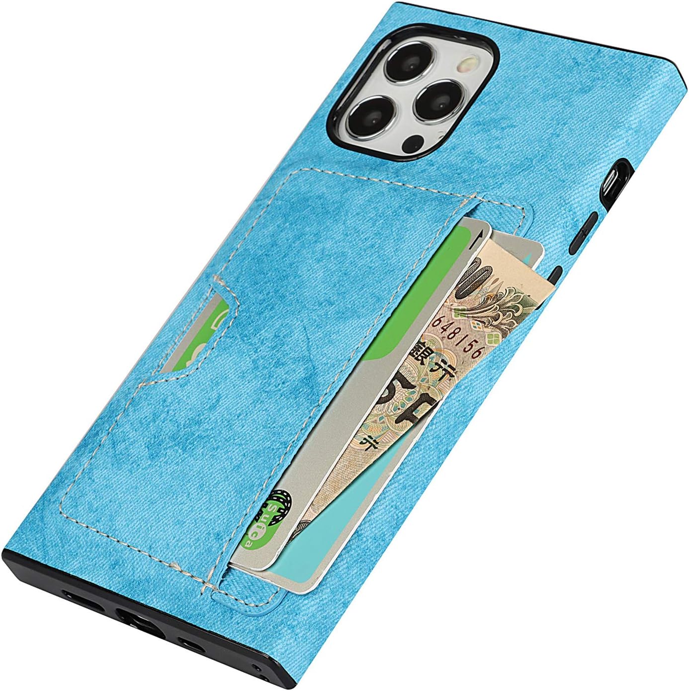 Wallet Case for iPhone 12/12 Pro, TPU Leather with Card Slot Holder - Image 5