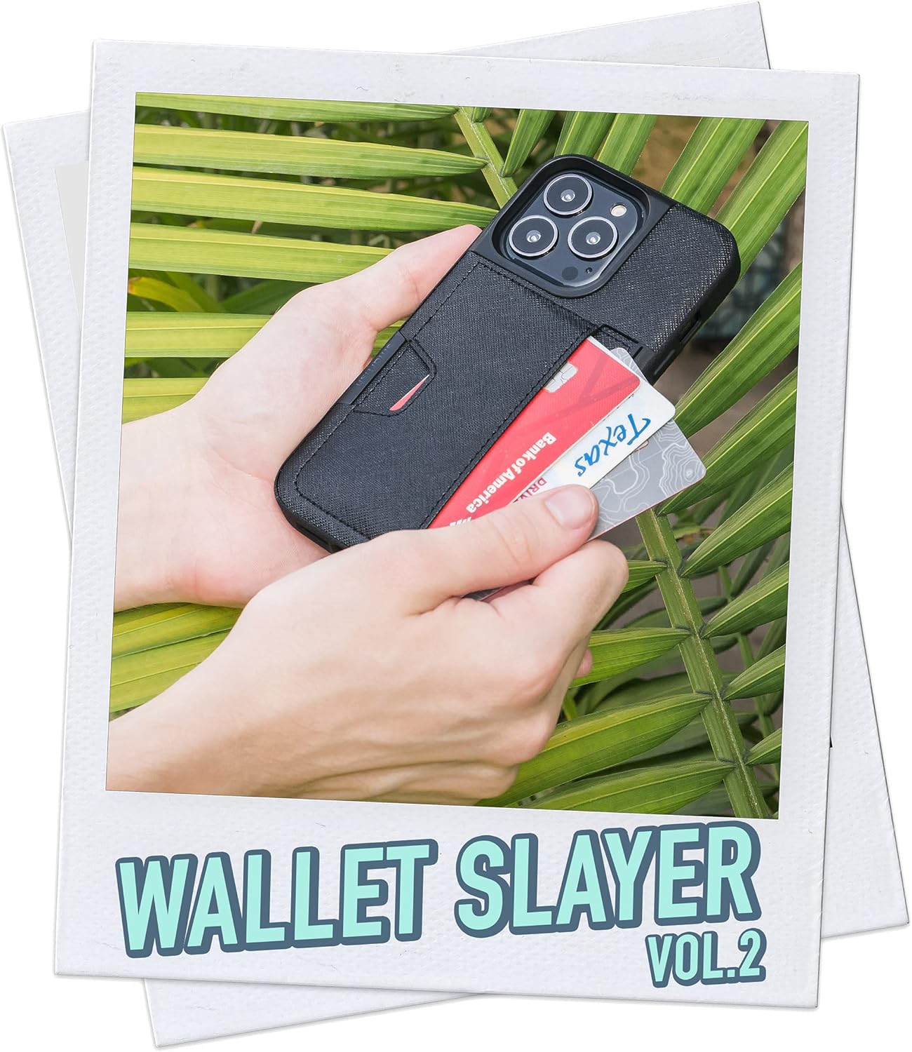 For iPhone 13 Pro Wallet Case - Slim + Protective Credit Card Holder - Image 2
