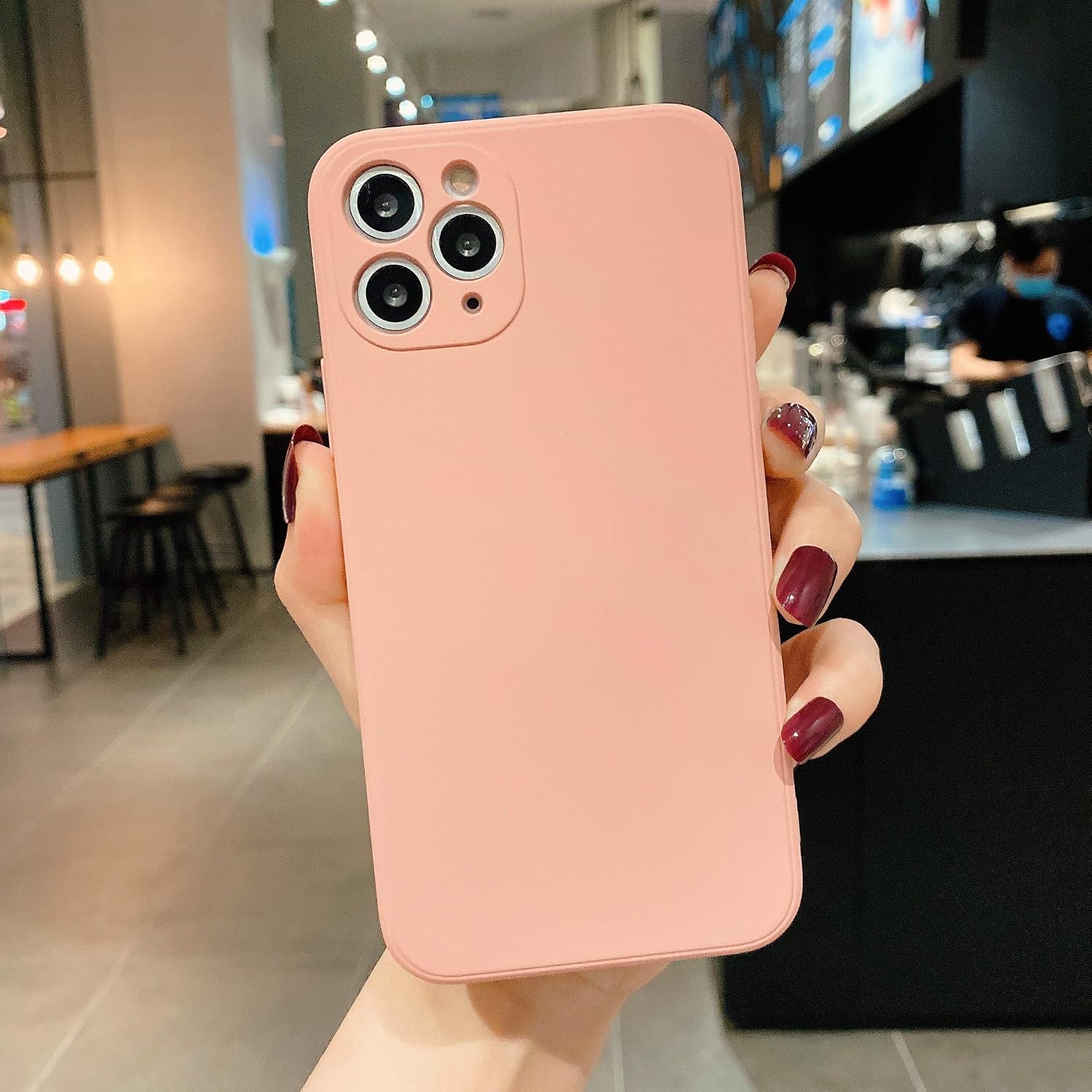 For iPhone 12 6.1 inch, Slim Liquid Silicone Case Shockproof Full Body - Image 7