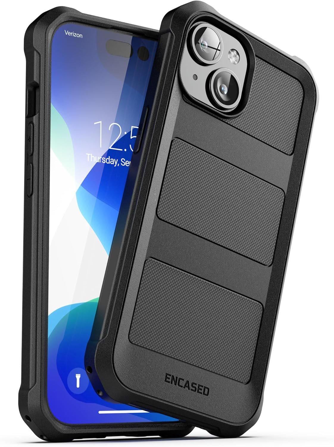 Shockproof Case for iPhone 15 Plus - Magnetic (Black) - Image 7
