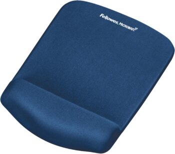 Mouse Pad and Wrist Rest with FoamFusion Technology, Blue