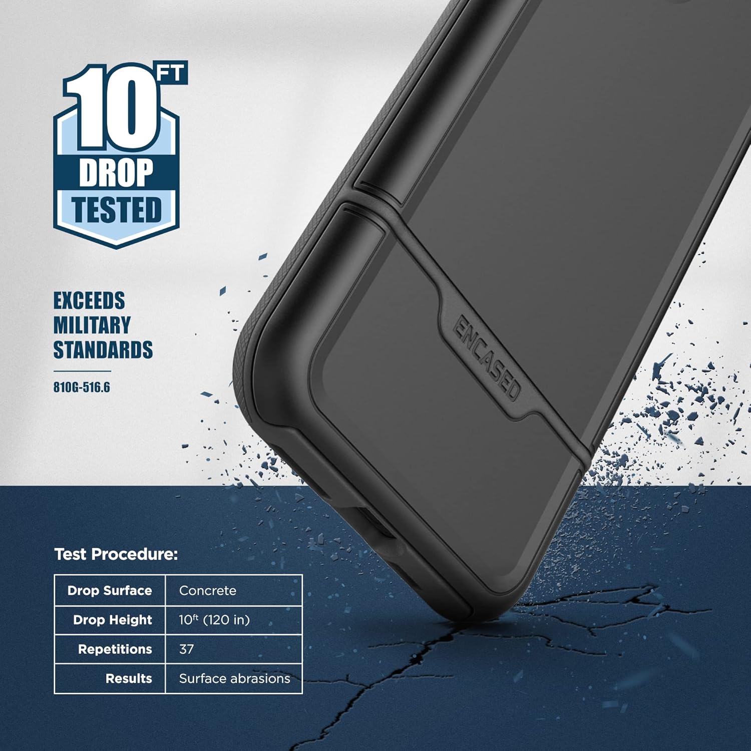Samsung Galaxy S23 - Shockproof Hybrid Phone Case (Black) - Image 2