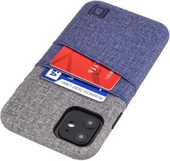 For iPhone 11 Wallet Case: Built-in Metal Plate for Mounting & 2 Card Holder