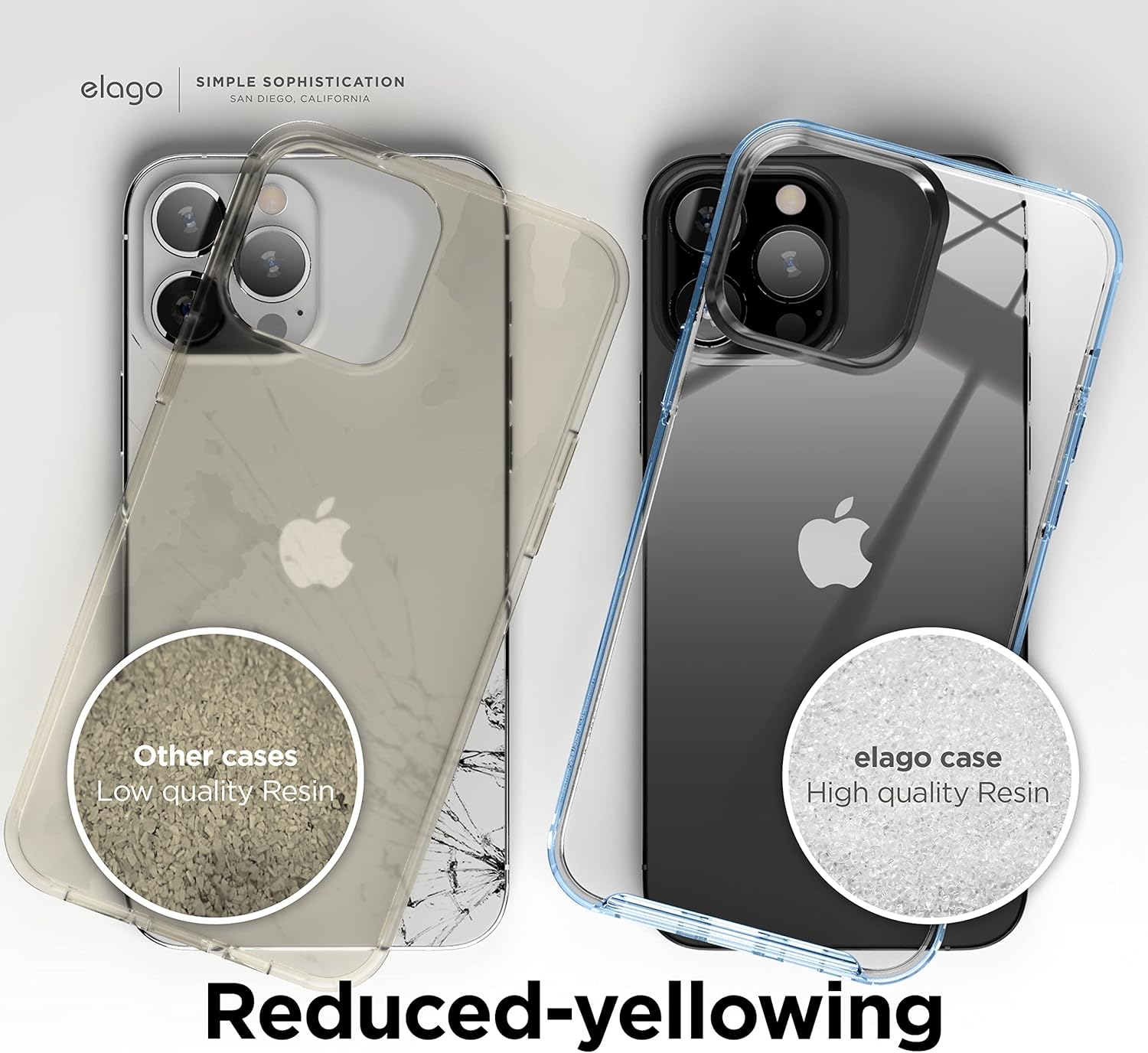 Shockproof Clear Case for iPhone 13 Pro Max Case (Sierra Blue) - Image 4