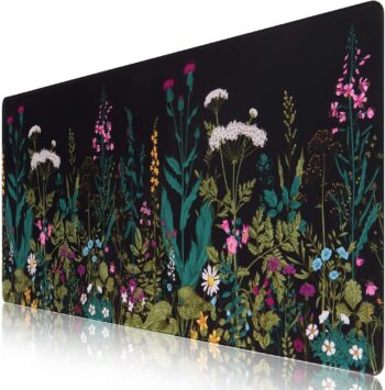Extended Gaming Mouse Pad (35.4x15.7 in), Desk Mat, Large Stable Rubber Base