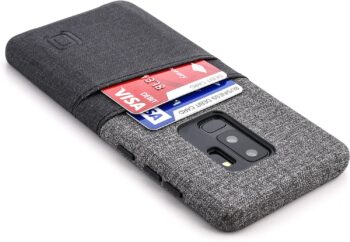 For Samsung Galaxy S9 Plus - Minimalist Synthetic Leather Wallet Case