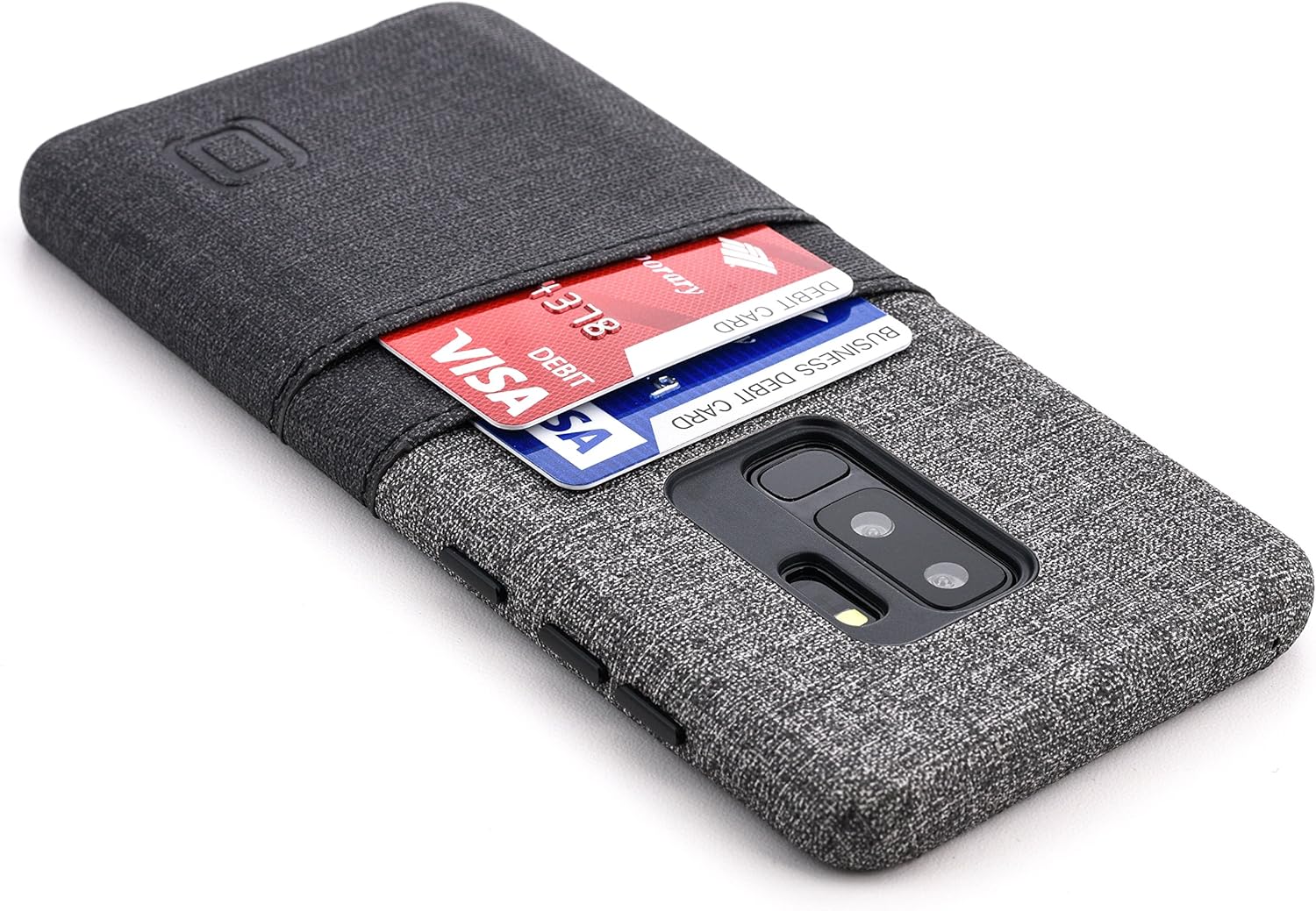For Samsung Galaxy S9 Plus - Minimalist Synthetic Leather Wallet Case