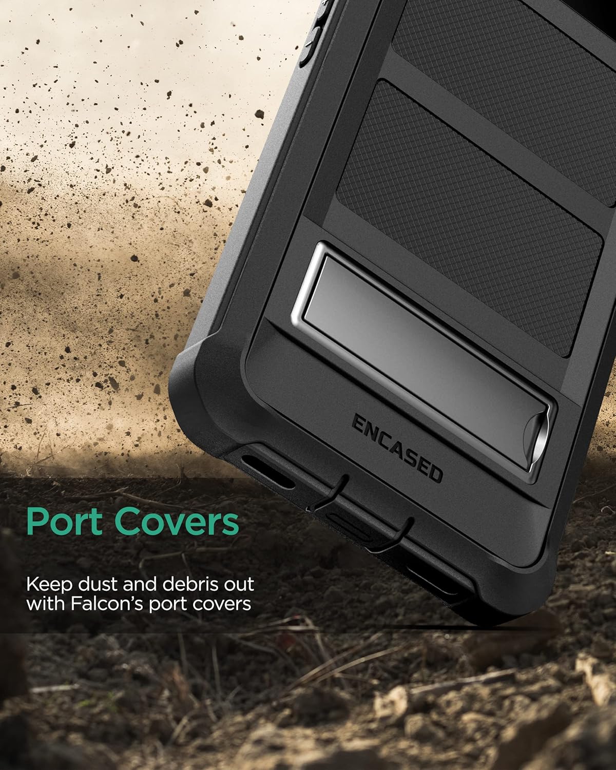 (Google Pixel 6a 2022) Case with Kickstand, Protective Built-in Screen Protector - Image 5
