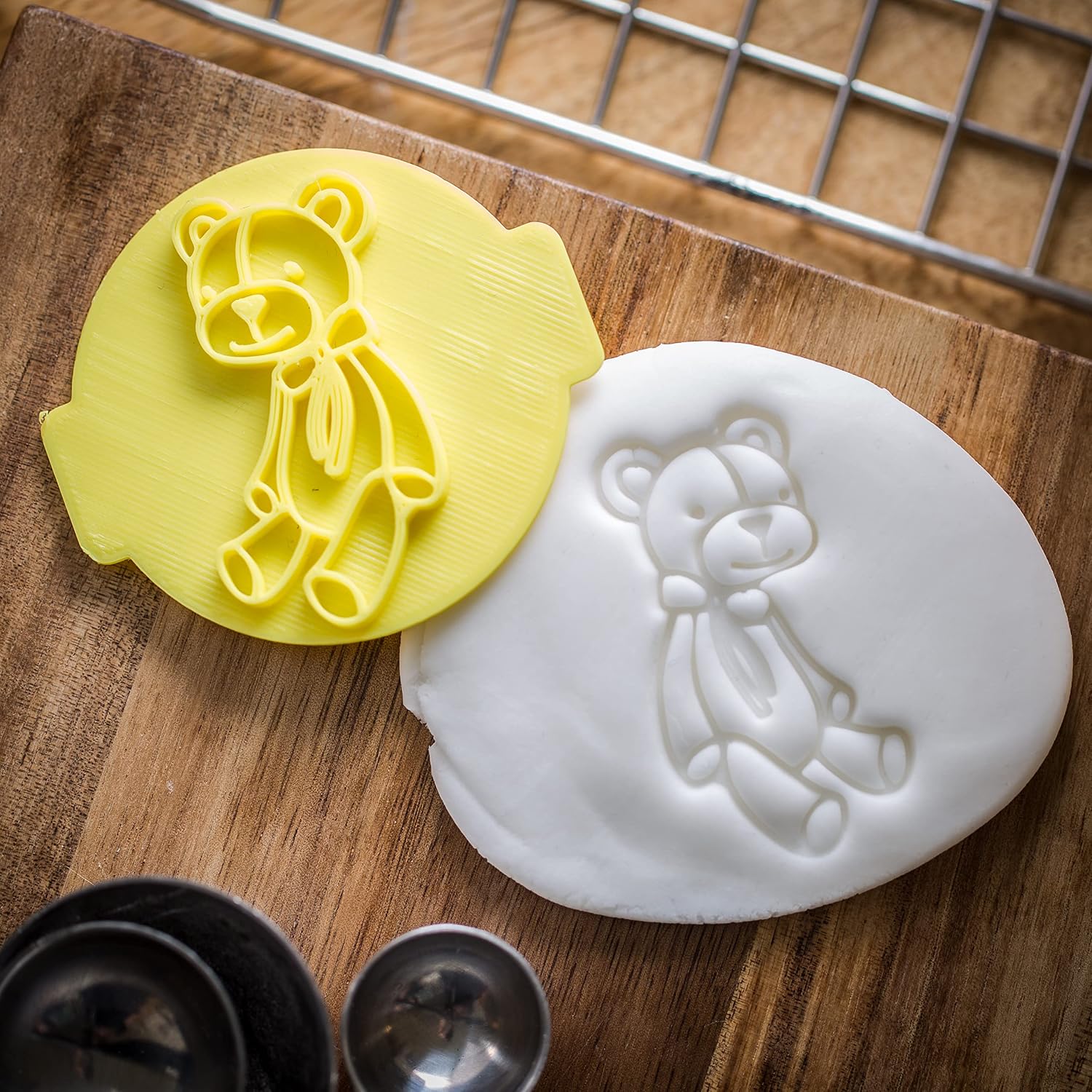 Cute Teddy Embosser No 91 /Stamp for Cupcakes Fondant Icing Clay Cake - Image 2