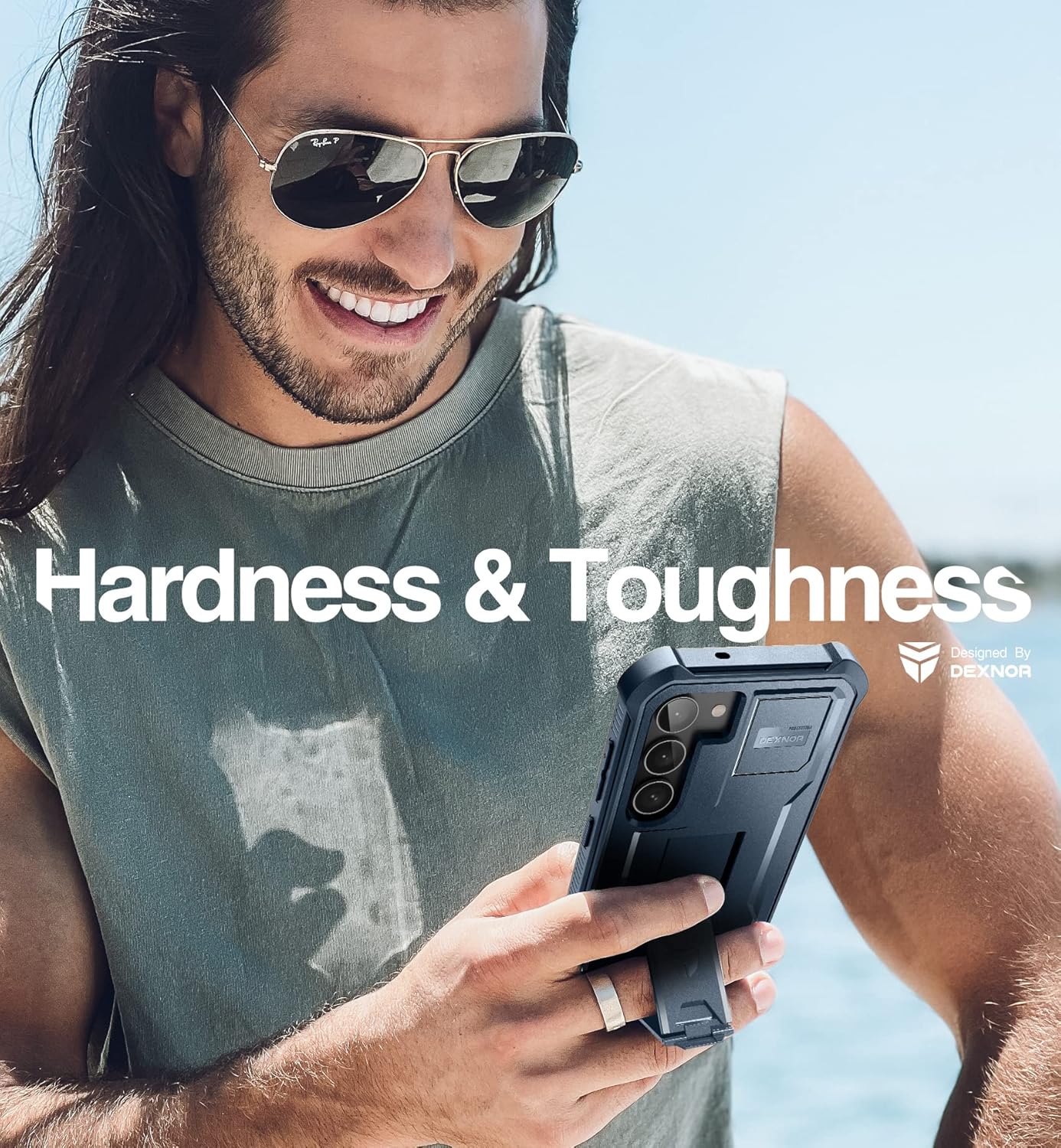 Samsung Galaxy S23, Bumpershock Technology Drop Protection Rugged Phone Case - Image 5