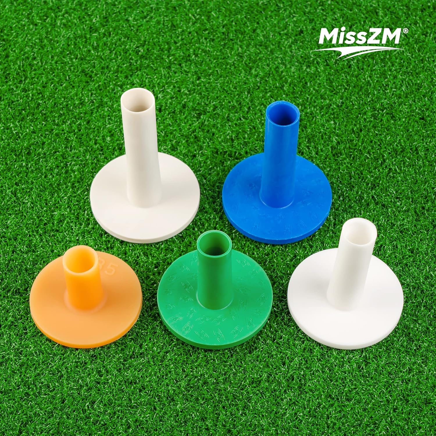 Golf Rubber Tees castle Driving Putting chipping Range Mixed size Practice Mat - Image 7