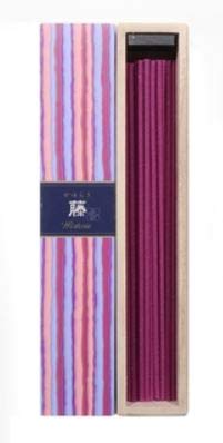 Kayuragi Incense Set of 3 Scents (Ginger, Osmanthus and Wisteria) 40 Sticks - Image 4